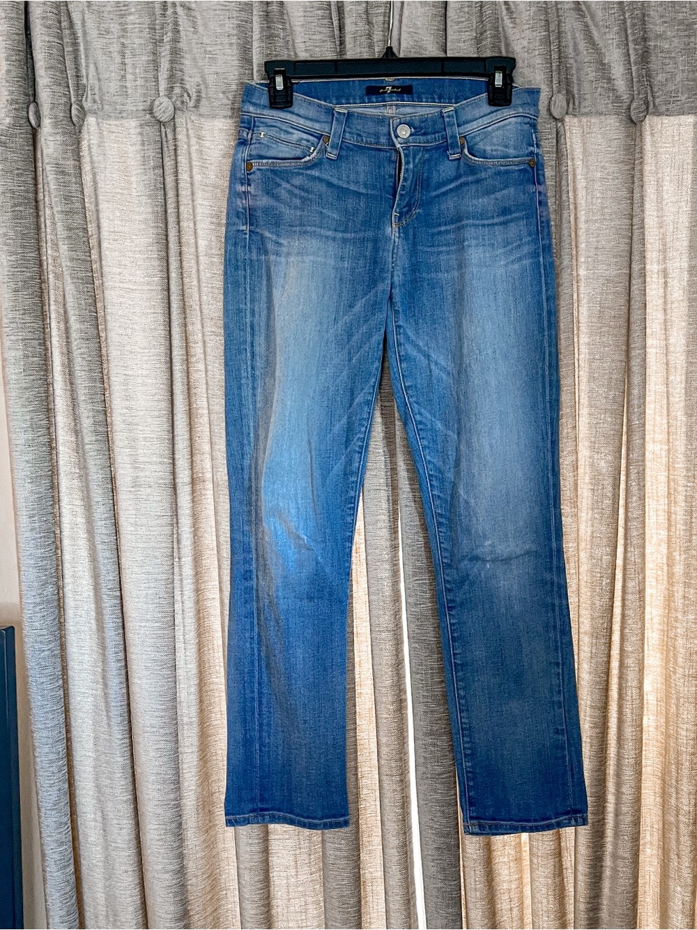Y2K 7 for All Mankind Classic Mid Wash Women's Jeans Size 25